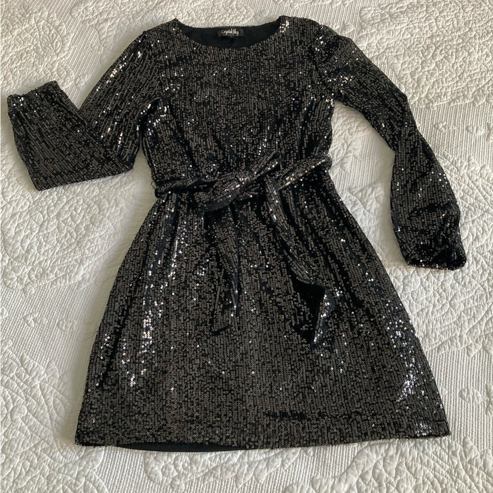 Crystal Sky Sequin Top